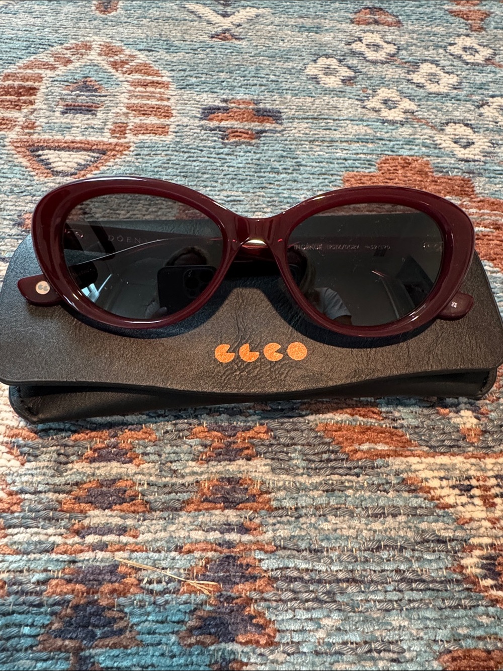 DOEN by Garrett Leight Ingenue Sunglasses in Lipstick